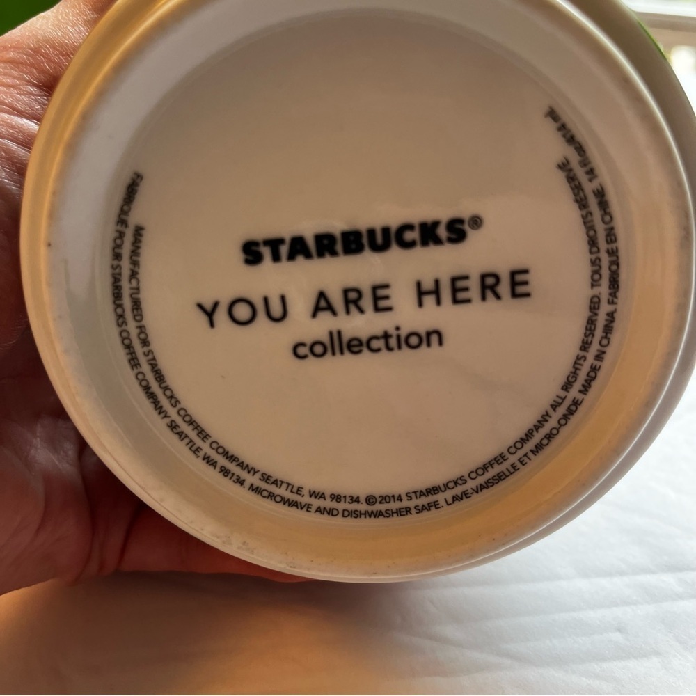 Starbucks Arizona You are Here Orange and White Mug with Southwestern Design - Picture 2 of 4